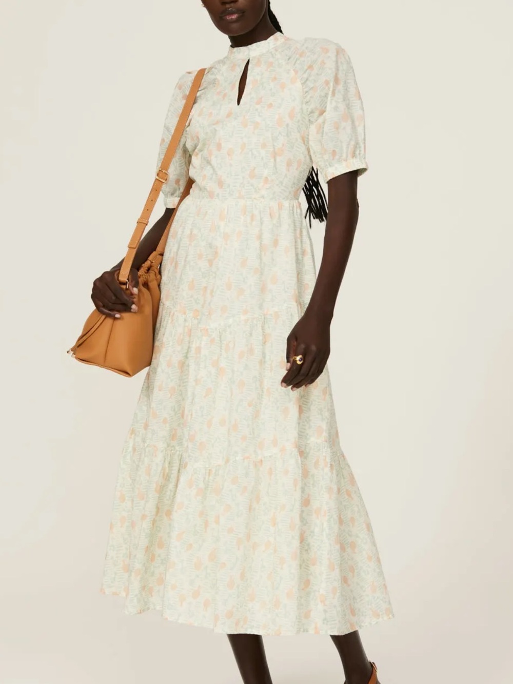 NWT Pamela Love Vessel Tiered Midi Dress